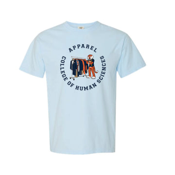 The Apparel Aubie | Adult Chambray Tee