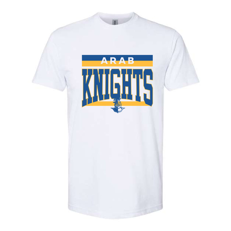 The Arab Knights Stripes | White Tee