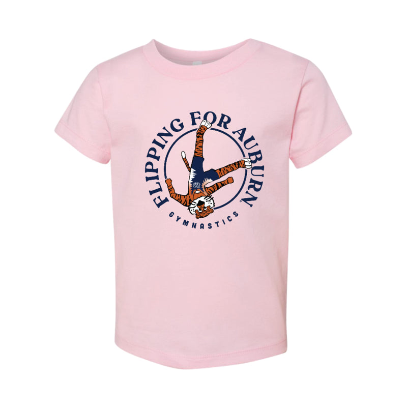 The Gymnastic Aubie | Pink Youth Tee
