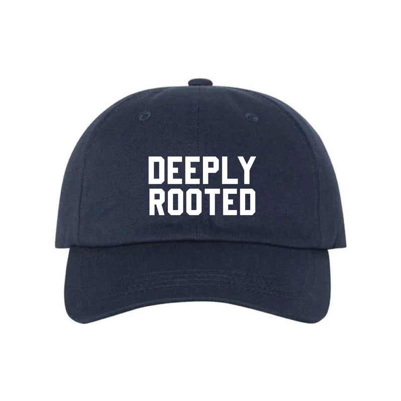 The Deeply Rooted Embroidered | Navy Dad Hat