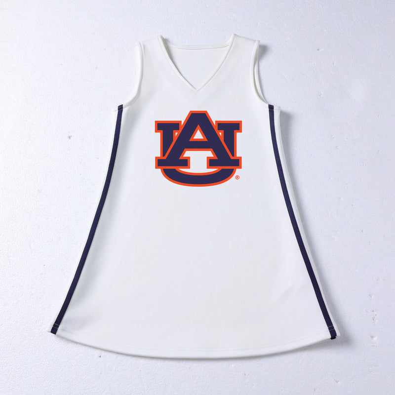 The Auburn University | White V-Neck Cheer Dress