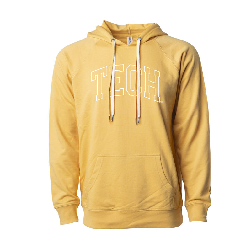 The Tech Outline Arch | Harvest Gold Hoodie