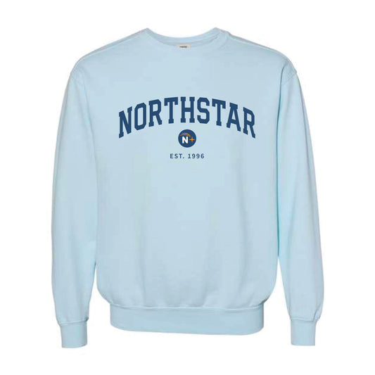 The Northstar Arch | Soothing Blue Crewneck Sweatshirt