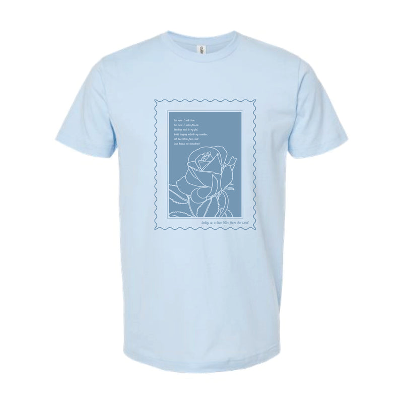The Love Letter from the Lord | Baby Blue Oversized Tee