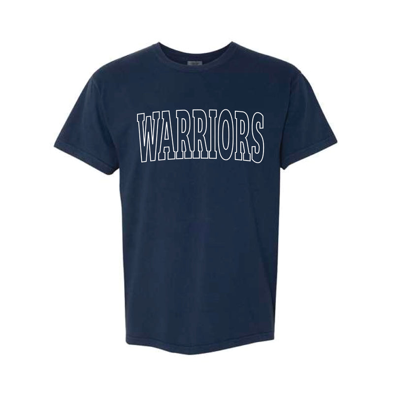 The Warriors Arch Outline | Navy Youth Tee