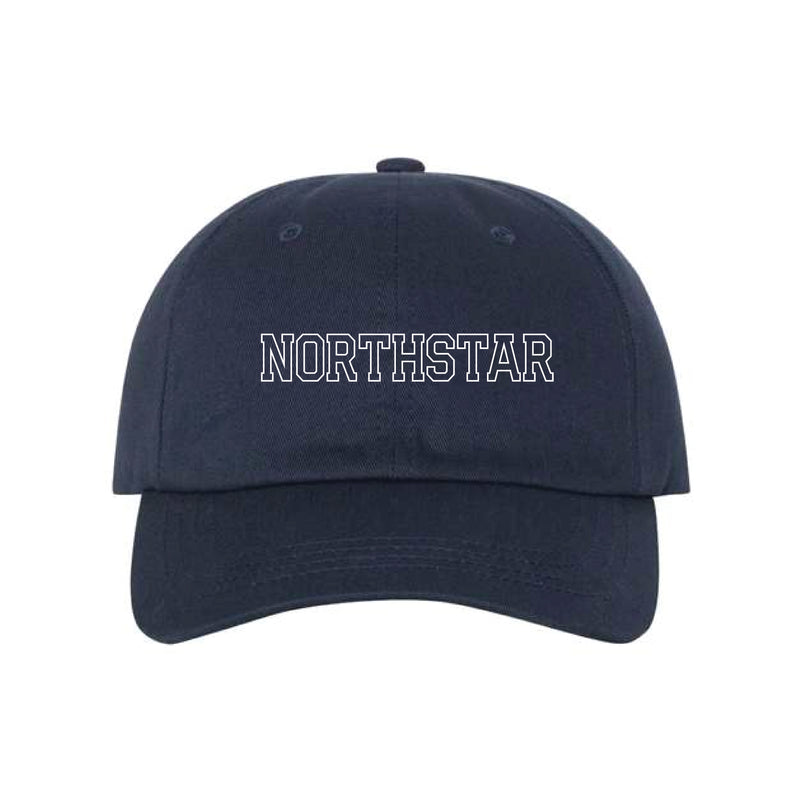 The Northstar Outline Arch | Embroidered Navy Dad Hat