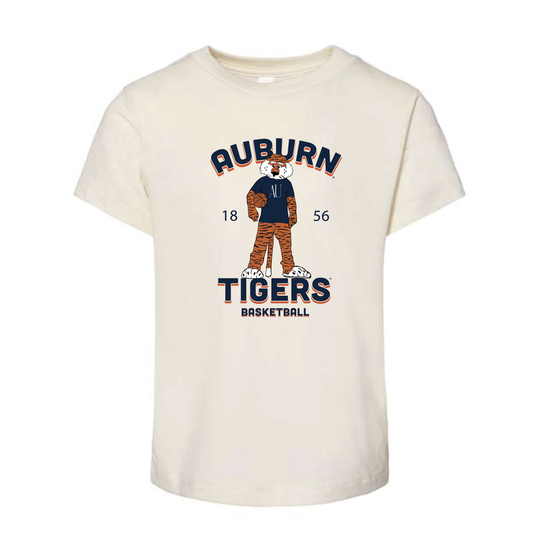 The Aubie Basketball 1856 | Toddler Natural Tee