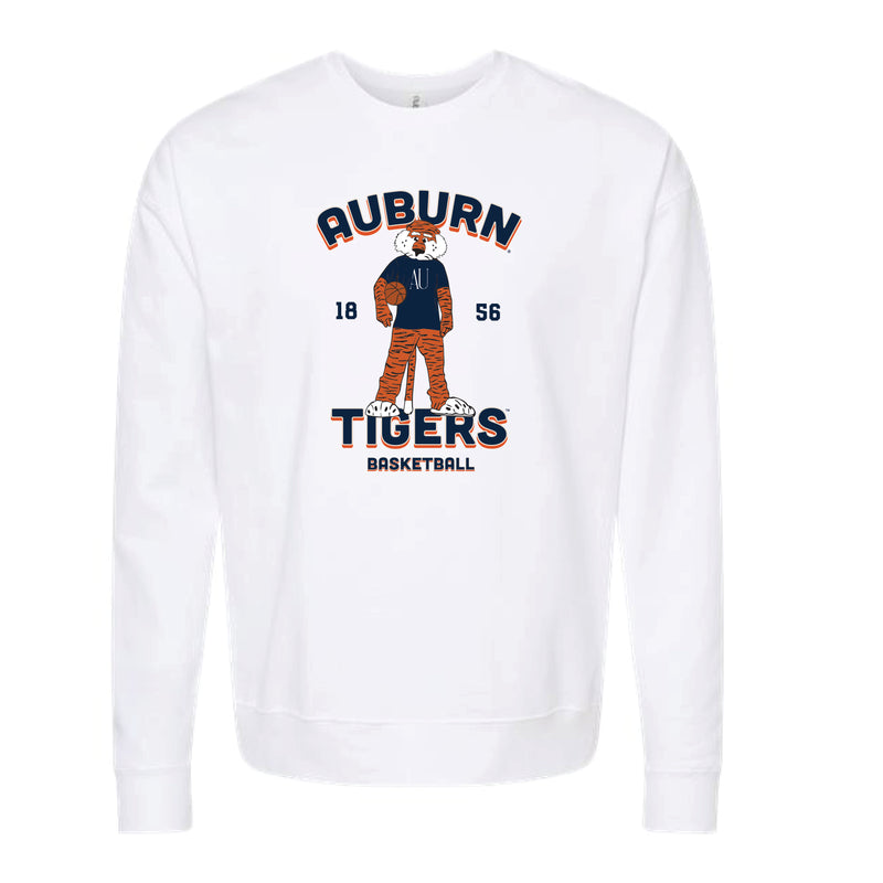 The Aubie Basketball 1856 | White Sweatshirt