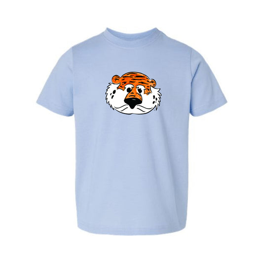 The Aubie Head | Toddler Light Blue Tee