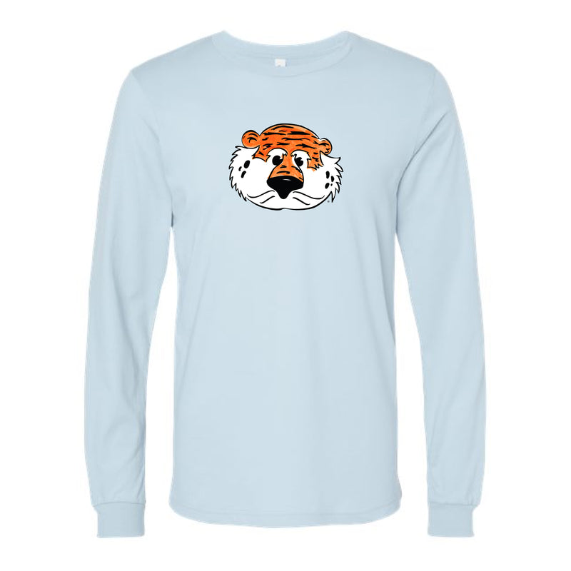 The Aubie Head | Baby Blue Long Sleeve Tee