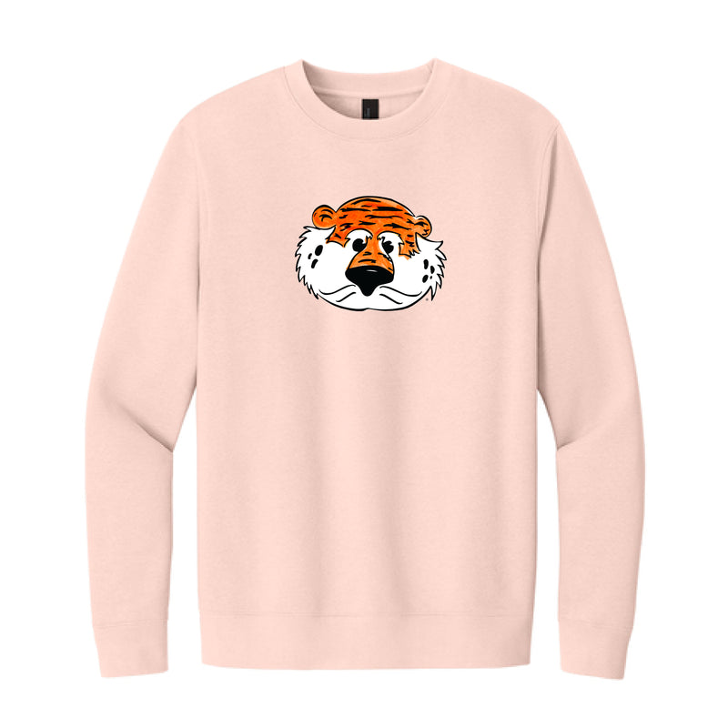 The Aubie Head | Rosewater Pink Crewneck Sweatshirt