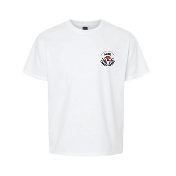 The Aubie Loves Exercise | Youth White Tee