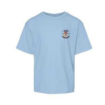 The Aubie Loves Math | Youth Light Blue Tee