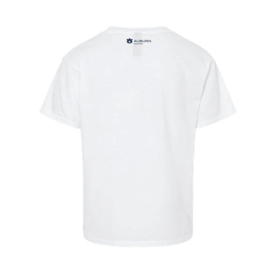 The Aubie Loves Science | Youth White Tee
