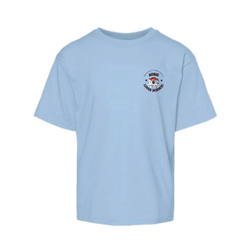 The Aubie Loves Science | Light Blue Tee
