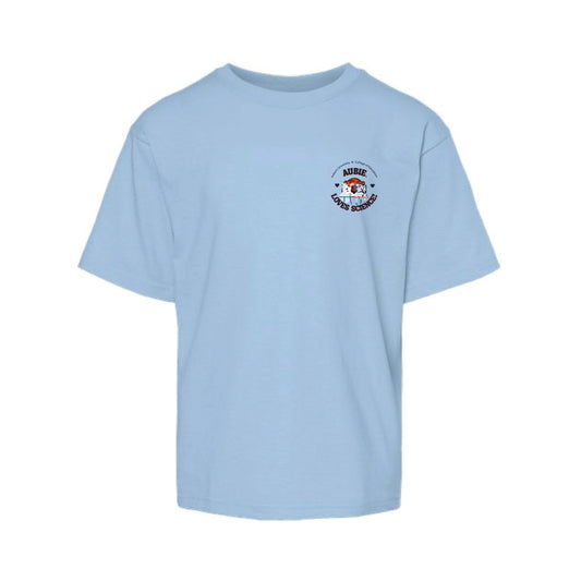The Aubie Loves Science | Light Blue Tee