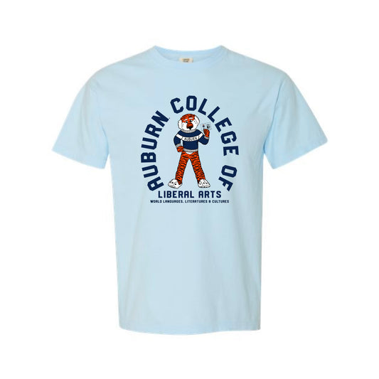 The Aubie Passport Oval | Chambray Tee