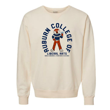 The Aubie Passport Oval | Parchment Crewneck Sweatshirt