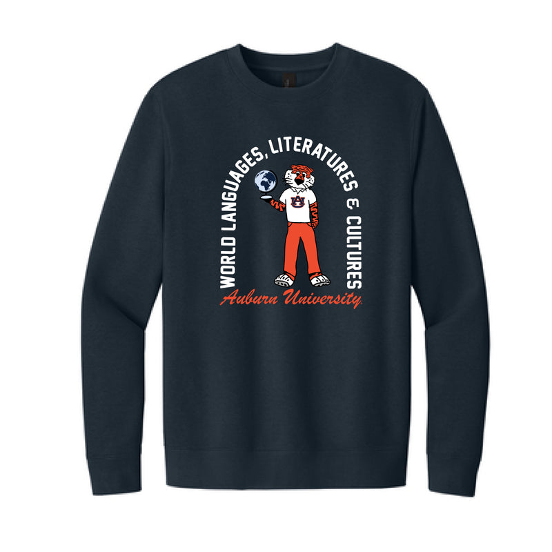 The Aubie and Globe | New Navy Crewneck Sweatshirt