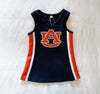 The Auburn University | Navy Power Stripe V-Neck Cheer Dress *LOGO MISPRINT*