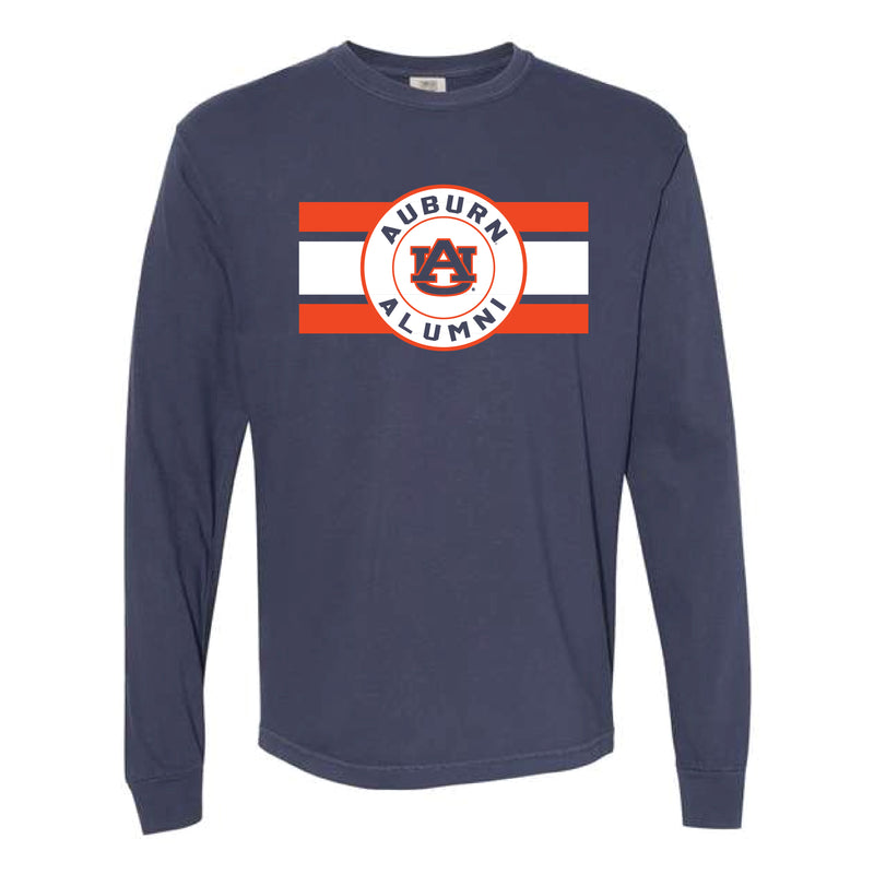 The Auburn Alumni Stripes | Navy Long Sleeve