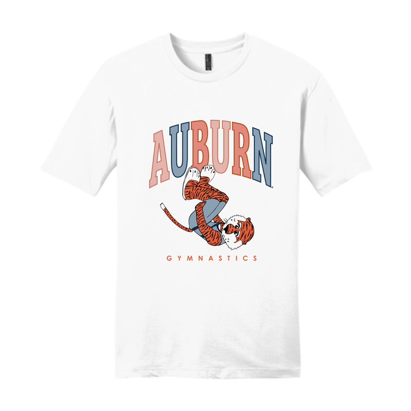 The Auburn Arch Front Tuck Aubie | Adult White Tee