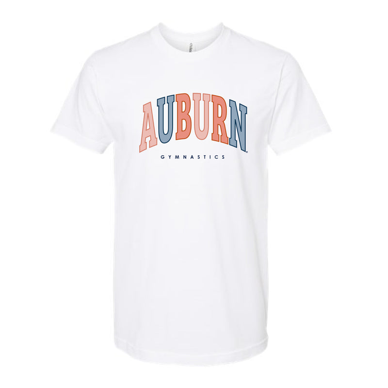 The Auburn Arch Gymnastics | White Oversized Tee
