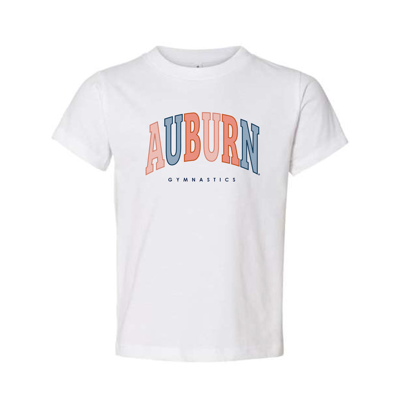 The Auburn Arch Gymnastics | White Toddler Tee