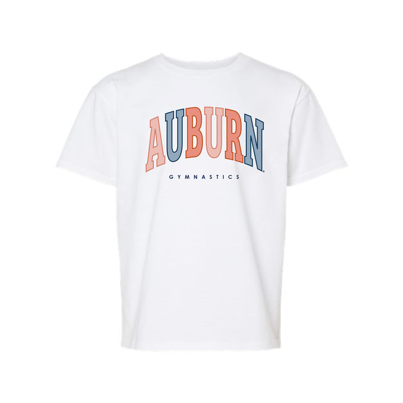 The Auburn Arch Gymnastics | White Youth Tee