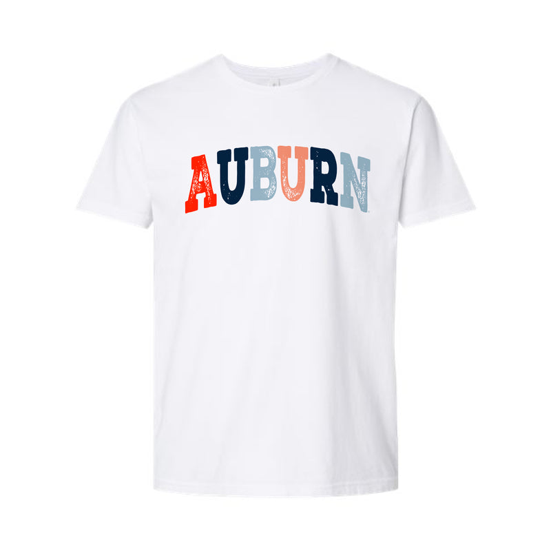 The Auburn Arch Multi | Washed White Tee