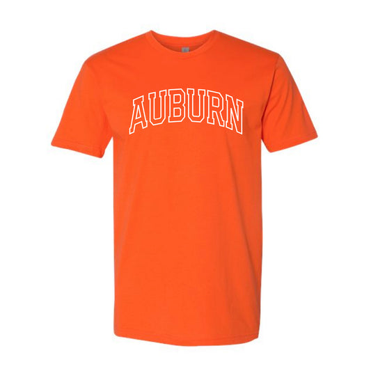 The Auburn Arch Outline | Classic Orange Tee