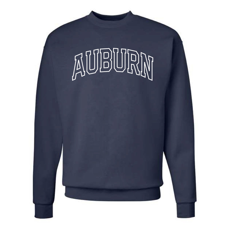 The Auburn Arch Outline | Navy Sweatshirt