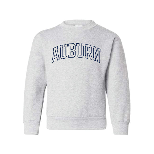 The Auburn Arch Outline | Youth Fleece