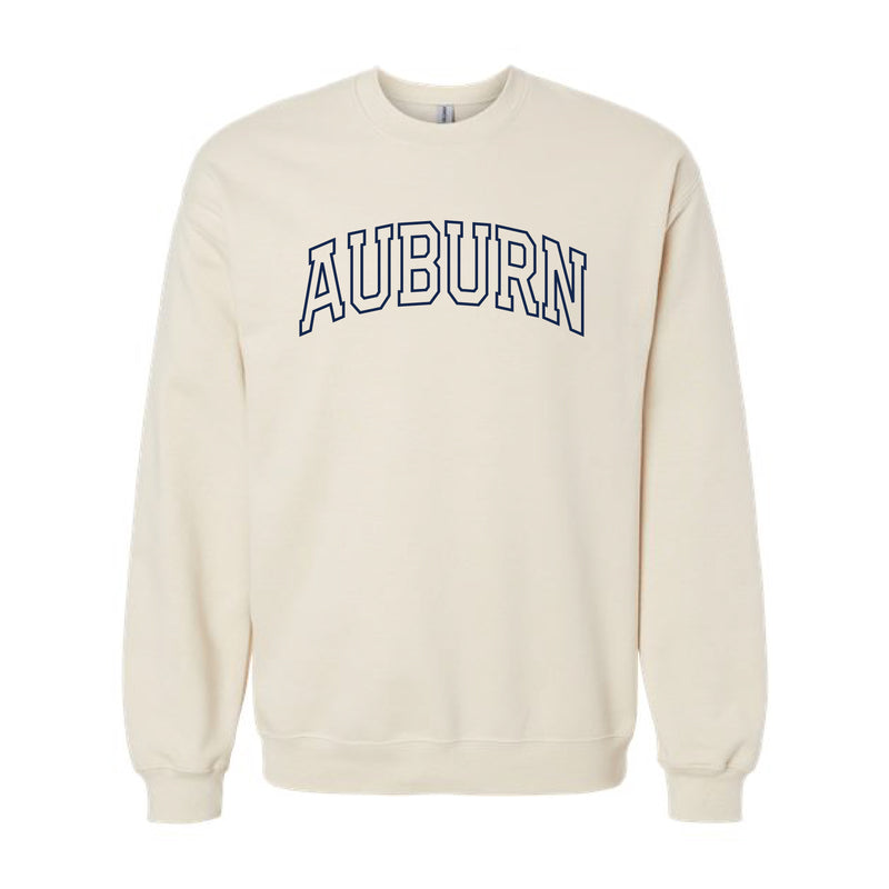 The Auburn Arch Outline | Sand Sweatshirt