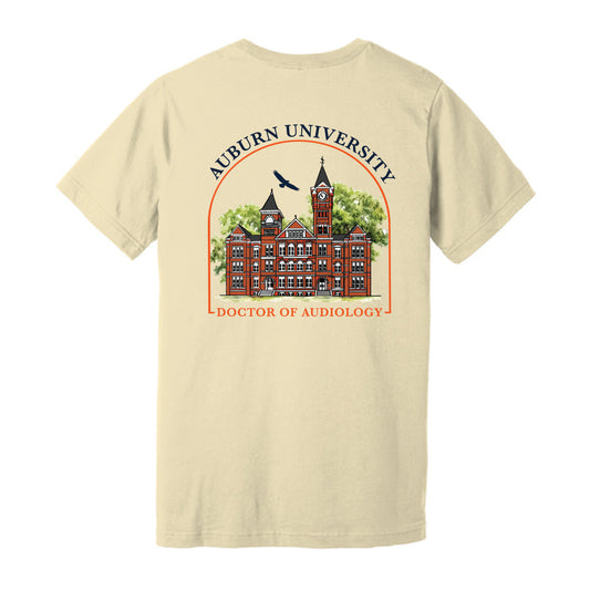 The Auburn Audiology Arch | Natural Tee