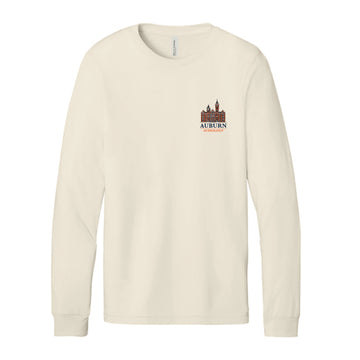 The Auburn Audiology Arch | Natural Jersey Long Sleeve Tee