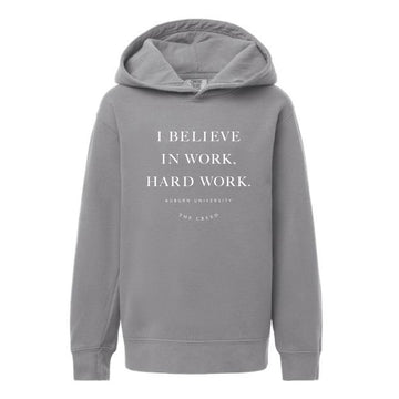 The Auburn Creed | Youth Grey Hooded Sweatshirt