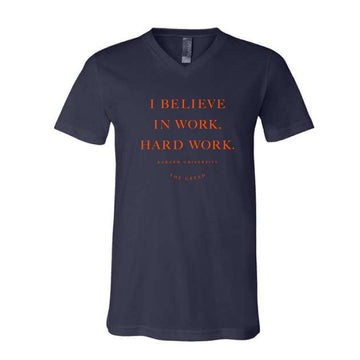 The Auburn Creed | Navy V-Neck Tee