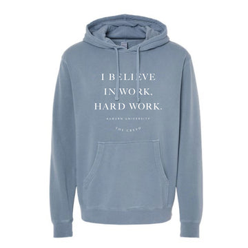 The Auburn Creed | Pigment Light Blue Hooded Sweatshirt