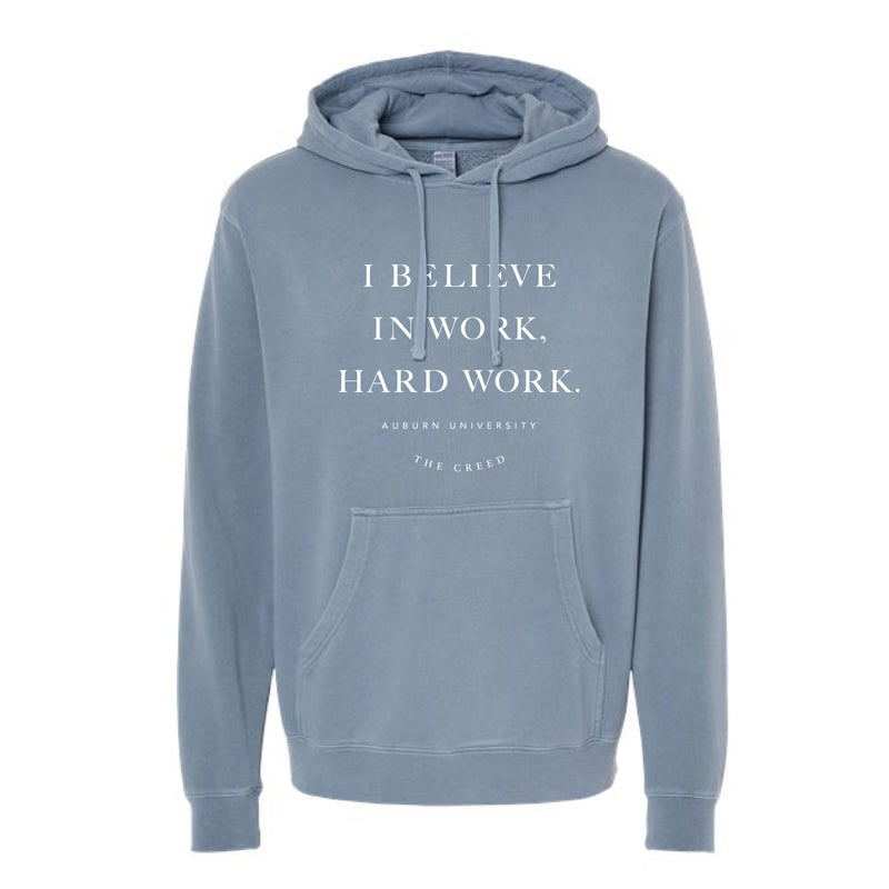 The Auburn Creed | Pigment Light Blue Hooded Sweatshirt