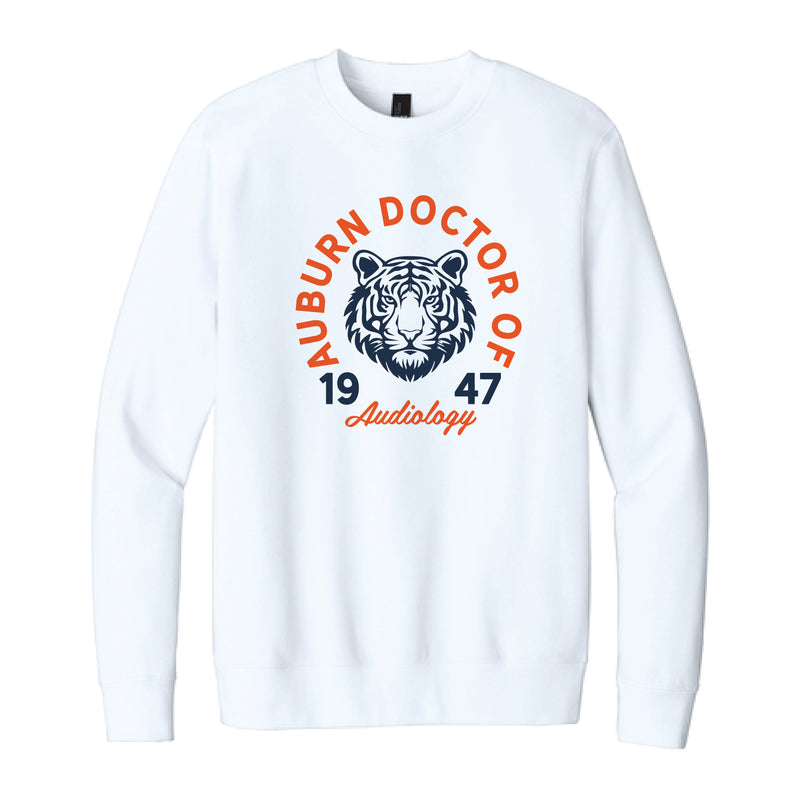 The Auburn Doctor of Audiology | White Crewneck Sweatshirt