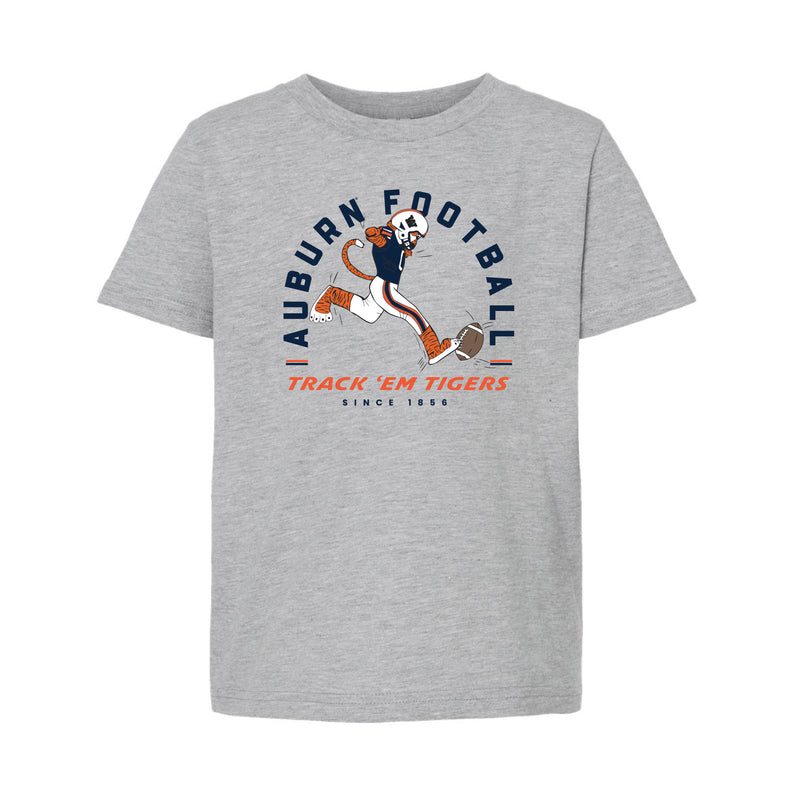 The Auburn Football 1856 | Youth Heather Grey Tee