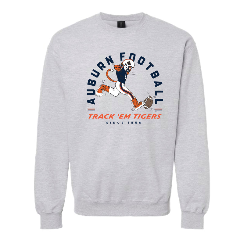 The Auburn Football 1856 | Heather Grey Sweatshirt