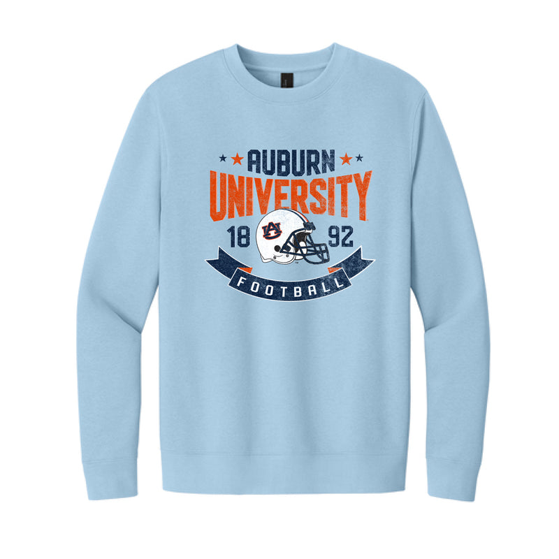 The Auburn Football EST | Ice Blue Crewneck Sweatshirt