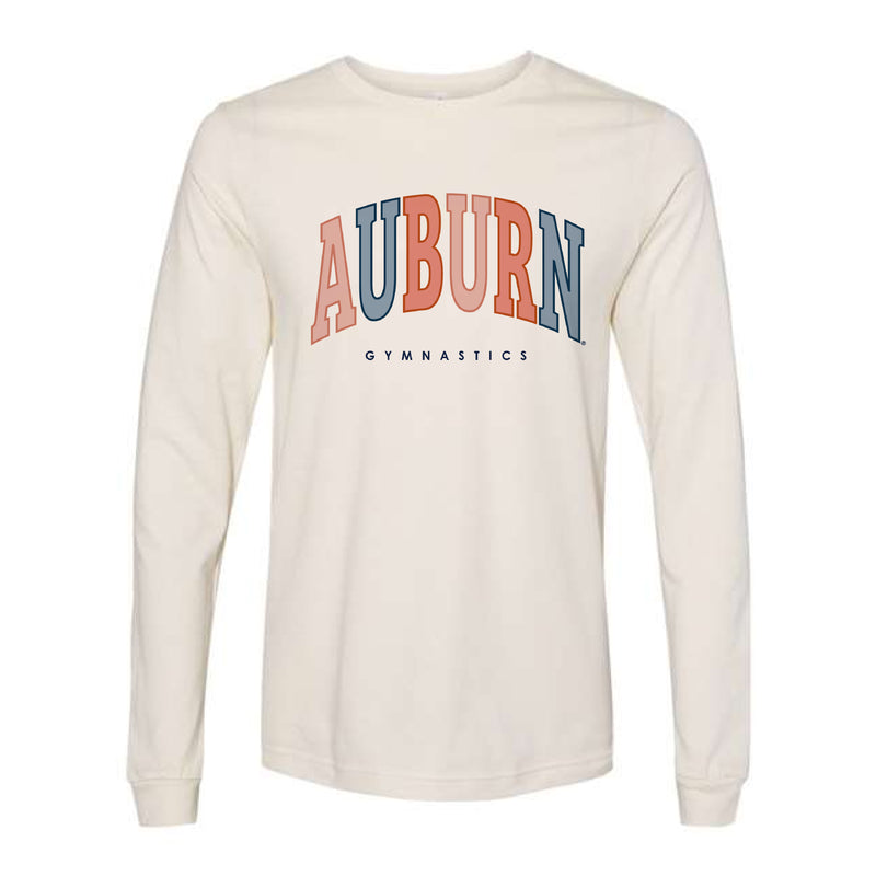 The Auburn Gymnastics Arch | Adult Ivory Long Sleeve