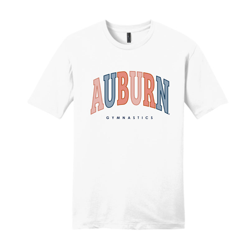 The Auburn Gymnastics Arch | Adult White Tee