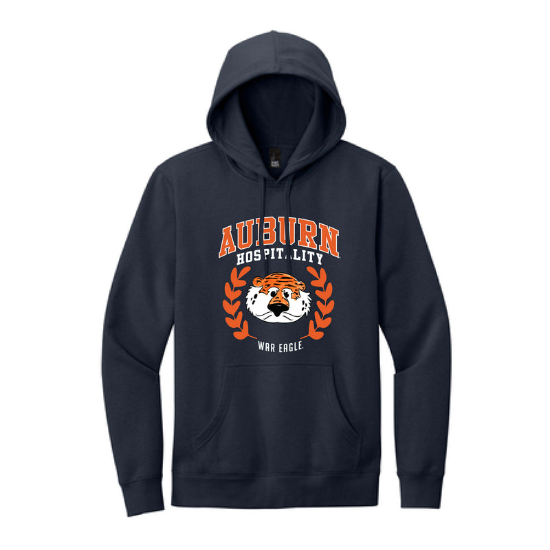 The Auburn Hospitality Aubie | Adult New Navy Fleece Hoodie