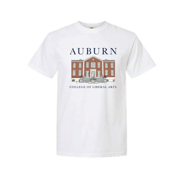 The Auburn Liberal Arts Building | Adult White Tee