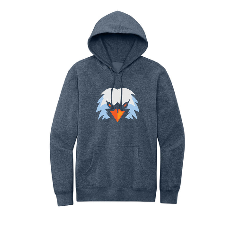 The Auburn MTB Logo | Adult Heathered Navy Fleece Hoodie