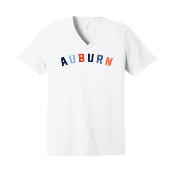 The Auburn Multi Arch | Adult White Tee